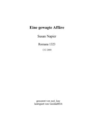 [Romana 1323] • Eine gewagte Affäre